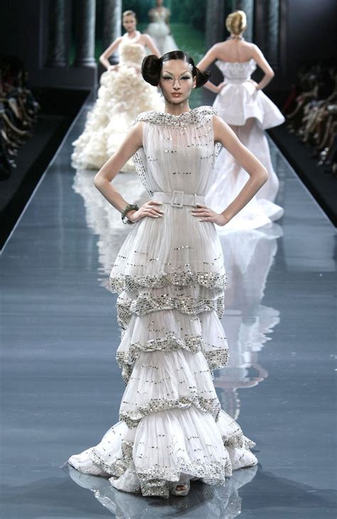 john galliano dior 2008 black and white dress|christian Dior fashion dresses.